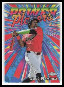 2025 Topps Chrome Power Players #PP14 Jose Ramirez - Picture 1 of 2