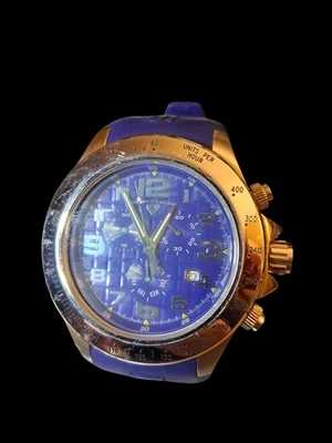 Men's Swiss Legend Eograph Watch Blue Dial Chronograph Swiss Made Movement - image 1 of 4