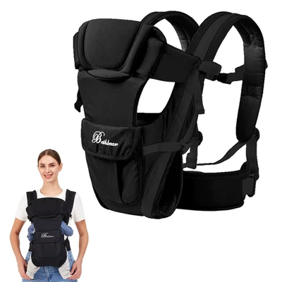 Ergonomic Strong Breathable Adjustable Infant Baby Carrier Backpack - Image 1 of 4