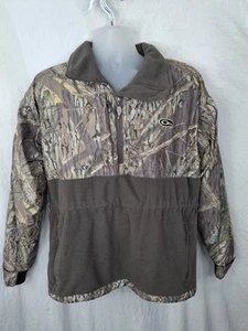 Drake Waterfowl Fleece Hunting 1/2 Zip Pullover Jacket Men’s Size Medium - Picture 1 of 3