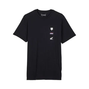 Fox Racing Fox x Honda II Premium Tee T-Shirt Premium UltraSoft Cotton Black - Picture 1 of 3