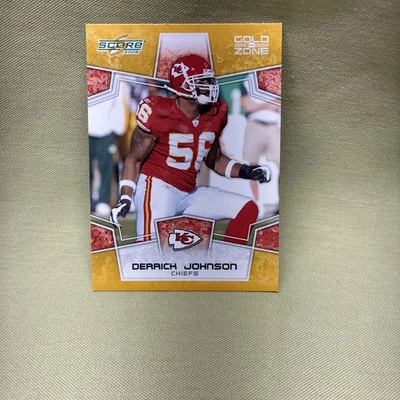 2008 Score Gold Zone /400 Derrick Johnson #158 Kansas City Chiefs 🔥 - Image 1 of 2