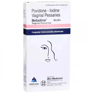 2 Betadine Vaginal Pessaries Povidone Iodine Treat Infected Vaginitis 10 Pc Each - Picture 1 of 6