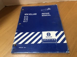 NEW HOLLAND SERVICE REPAIR Manual 615, 616, 617 - 40061530 8/96 - Picture 1 of 5
