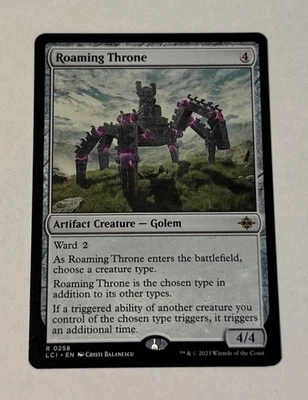 MTG Roaming Throne - The Lost Caverns of Ixalan LP - Image 1 of 2