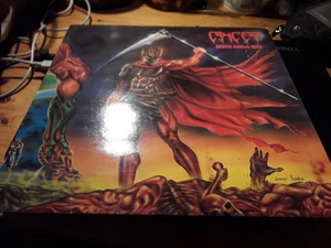 CANCER death shall rise lp first press in vg+ conditions - Imagen 1 de 24