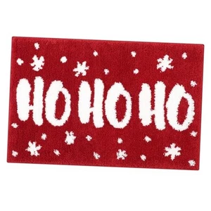 Christmas Bath Mat, Christmas Bathroom Decor Non Slip Absorbent Washable Xmas  - Picture 1 of 7