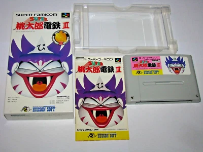 Super Momotaro Dentetsu III 3 Super Famicom Japan import Boxed CIB US Seller - Image 1 of 4