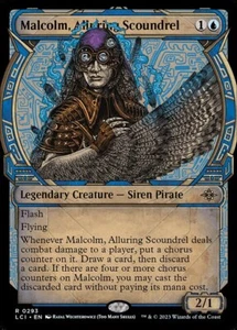 MTG MALCOLM, ALLURING SCOUNDREL 293 EXC MALCOLM, CANAGLIA AFFASCINANTE LCI X EN - Bild 1 von 1