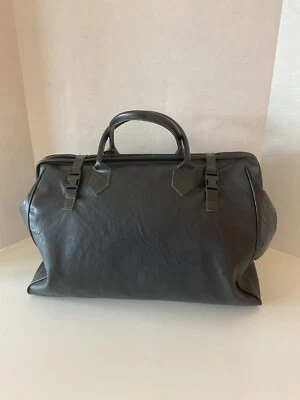 Искусственная кожа спортивная сумка путешествий багажа сумка унисекс черный 18 «x 15» x 9,5» новый - Изображение 1 из 4