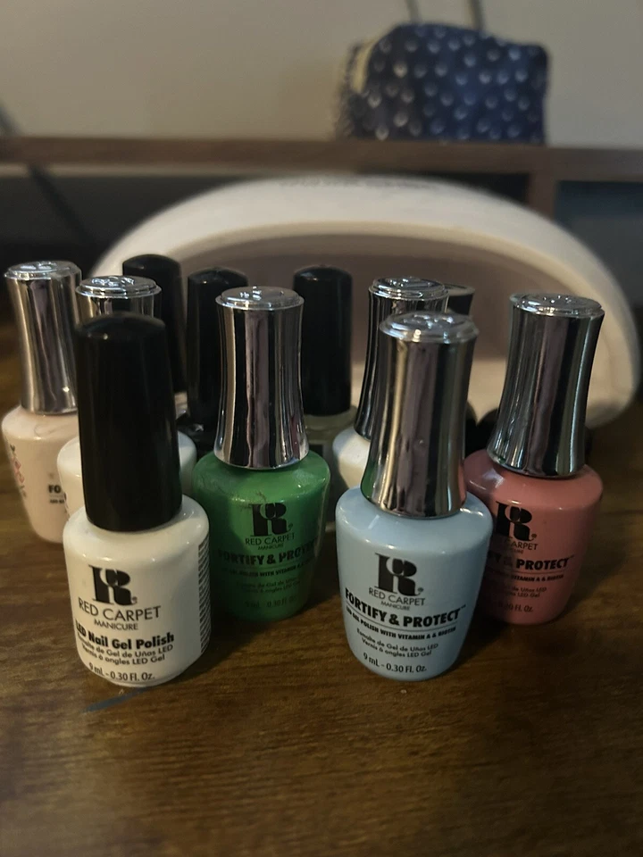 Red Carpet 美甲 Ultra Cure 30 秒 LED 灯专业凝胶指甲油 — 第 1/1 张图片