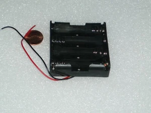 Portapilas 4 x Caja Celdas AA con Cables de Conexión Total = 6 VDC - Imagen 1 de 6