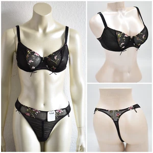 Aubade Ladies Bra Set With Thong Model G315/G323 - Picture 1 of 12