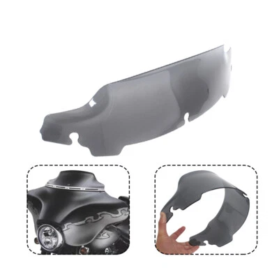 Smoke Windshield 4.5" Windscreen For Harley Touring Electra Glide FLHTCU 14-22 Foto 1 de 4