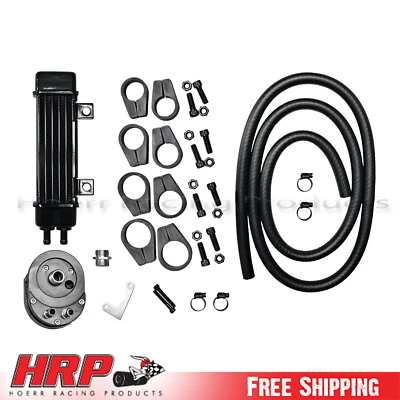 Jagg 750-1200 Oil Coolers Vertical 6 Row Oil Cooler Slimline Black - Image 1 of 3