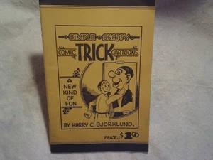 1937 SIMPLE SNAPPY COMIC TRICK CARTOON SOFTCOVER,Harry C.Bjorklund,stunts,magic - Picture 1 of 5