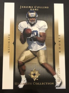 2005 Ultimate Collection #139 JEROME COLLINS Rookie SP #d 12/235! NOTRE DAME - Picture 1 of 2