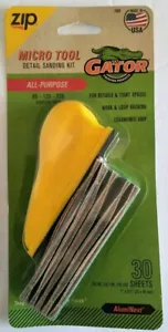 GATOR MicroZip Sanding Sander Kit With 30 Assorted Grits - Picture 1 of 6