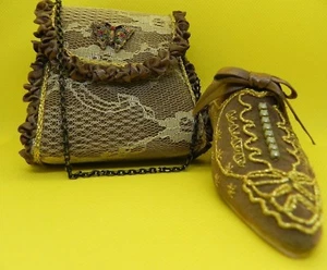 Zapato y monedero marrón Popular Imports 1999 Putting on the Ritz FS112 y FS209  - Imagen 1 de 1