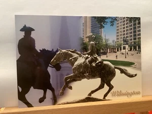 Estatua de César Romney, Hotel DuPont: Wilmington, DE: - Postal vintage - Imagen 1 de 3