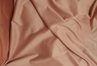 Blush Pink Luxury Smooth Suede Backed material Fabric reversible Scuba fabric 2M - Image 1 of 4