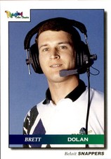 1996 Beloit Snappers Team Issue #13 Brett Dolan Announcer Atlantic Casey Iowa IA