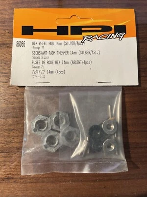 HPI 86066 Savage X 4.6 14mm Wheel Hexes Hex Hub Nuts & Pins - Image 1 of 2