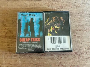 Cheap Trick Cassette Tape Lot At Budokan Standing On The Edge 2 Total Vtg Rough - Imagen 1 de 24