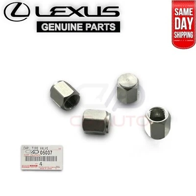 NUEVO 11-17 LEXUS CT200H LLANTA LLANTA LLANTA VÁLVULA VÁSTAGO TAPAS ALUMINIO FABRICANTE DE EQUIPOS ORIGINALES JUEGO DE 4 Foto 1 de 4