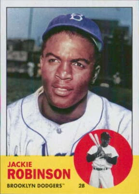 2022 Topps Archives #42 Jackie Robinson Brooklyn Dodgers - Image 1 of 2
