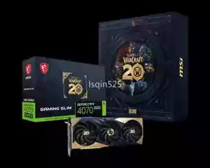MSI RTX 4070 SUPER 4070S 12G GAMING Graphics Card SLIM World of Warcraft EDITION - Picture 1 of 6