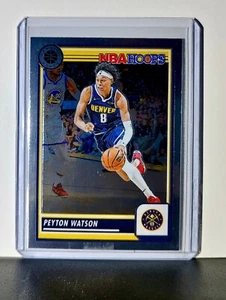 Peyton Watson 2023-24 Panini Premium Stock NBA Hoops #266 Card Denver Nuggets - Picture 1 of 2