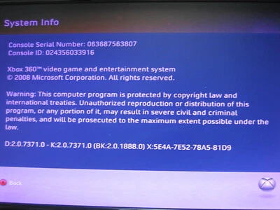 Consola Xbox 360 Early Dash desnuda -- ¡¡JTAG-ABLE!!! Foto 1 de 4