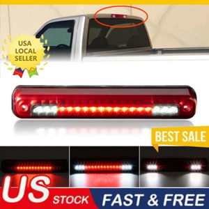 Para 1988-98 Chevy Silverado GMC Sierra Roja LED 3a Luz de Freno Lámpara de Carga Cromada - Imagen 1 de 8