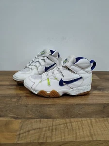 90s Nike Air Sneakers Shoes Women's Size 9.5 950597 LN2 White/Blue VTG Vintage - Picture 1 of 9