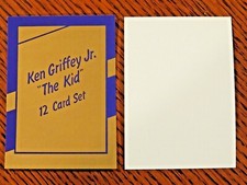 KEN GRIFFEY Jr. 1989' THE KID GLOSSY HEADER CARD #NNO   MARINERS  HOF