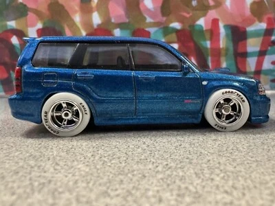 Hot Wheels 2024 Modern Classic Blue Subaru Forester STi Loose G/Y  Wheel Swap - Image 1 of 4