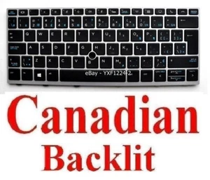 Keyboard for HP EliteBook 730 G5 735 G5 735 G6 830 G5 830 G6 836 G5 - CA Backlit - Bild 1 von 2