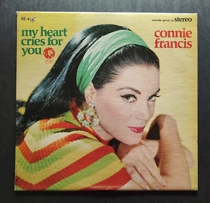Connie Francis - My Heart Cries For You Folk Country Music Vinyl LP MGM SE-4487 - Picture 1 of 3