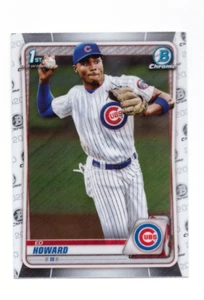 2020 Bowman Draft Chrome 1st Bowman ED HOWARD #BD-98 Prospect Chicago Cubs - Picture 1 of 2