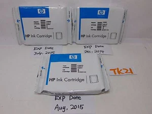 3 HP TINTENPATRONEN 940 XL 2 C4908A MAGENTA & 1 C4907A CYAN ORIGINAL OEM VERSIEGELT - Bild 1 von 4