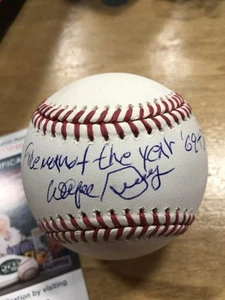 Wayne Granger OMLB bola autógrafo firmado bombero del año 69 tarjetas JSA rojos - Imagen 1 de 4