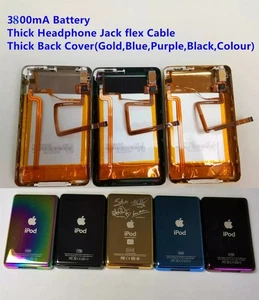 NEU 3800mAh Akku + Backcover Upgrade Kit iPod Video 30GB Classic 160GB - Bild 1 von 23