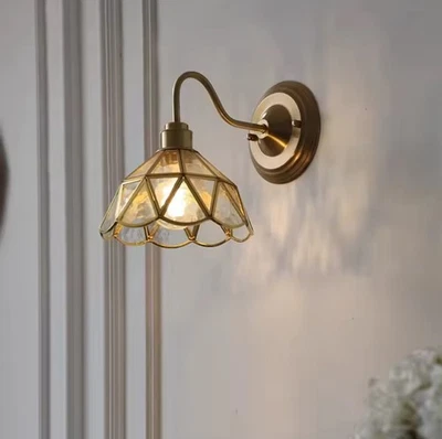 Stained Glass Lights Wall Light Lamp Indoor Light Home Decor Light Fixtures - Image 1 of 2