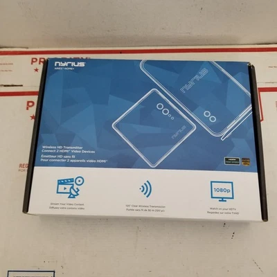 Nyrius Wireless HDMI 2 Input Transmitter & Receiver Streaming HD 1080p 3D Video - Image 1 of 4