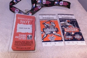 2005 TACO BELL LANYARD ALL STAR TICKET ALL STAR WORKOUT DAY HOME RUN DERBY - Picture 1 of 5