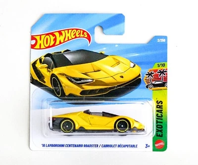 Hot Wheels - '16 Lamborghini Centenario Roadster - Exoticars - 2026 - 1:64 - Immagine 1 di 4