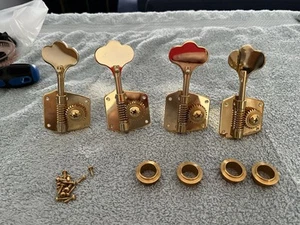 Fender Reverse Wind Bass Tuners Gold - Picture 1 of 12