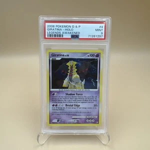 Pokemon Giratina Holo Leggende Risvegliate 2008 Raro #4/146 D&P PSA 9 - Foto 1 di 7