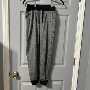 Justice Active Jogger Sweatpants Gray Girls Size 12 Elastic Waistband - Picture 1 of 5